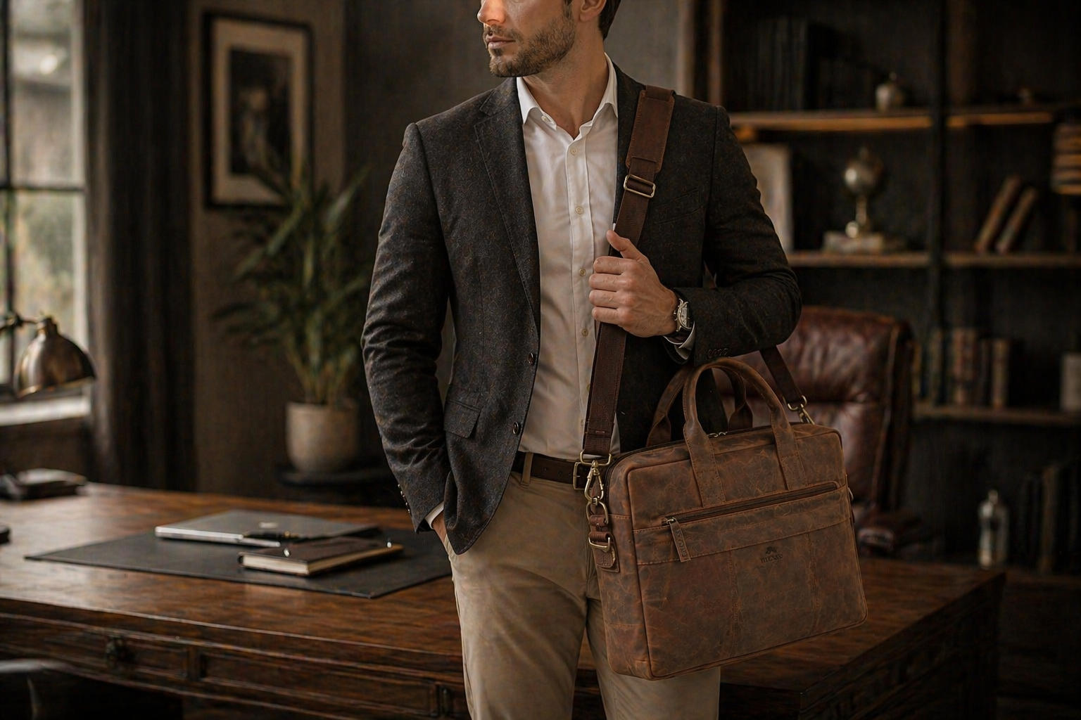 Leather Laptop Bag vs Backpack for Professionals