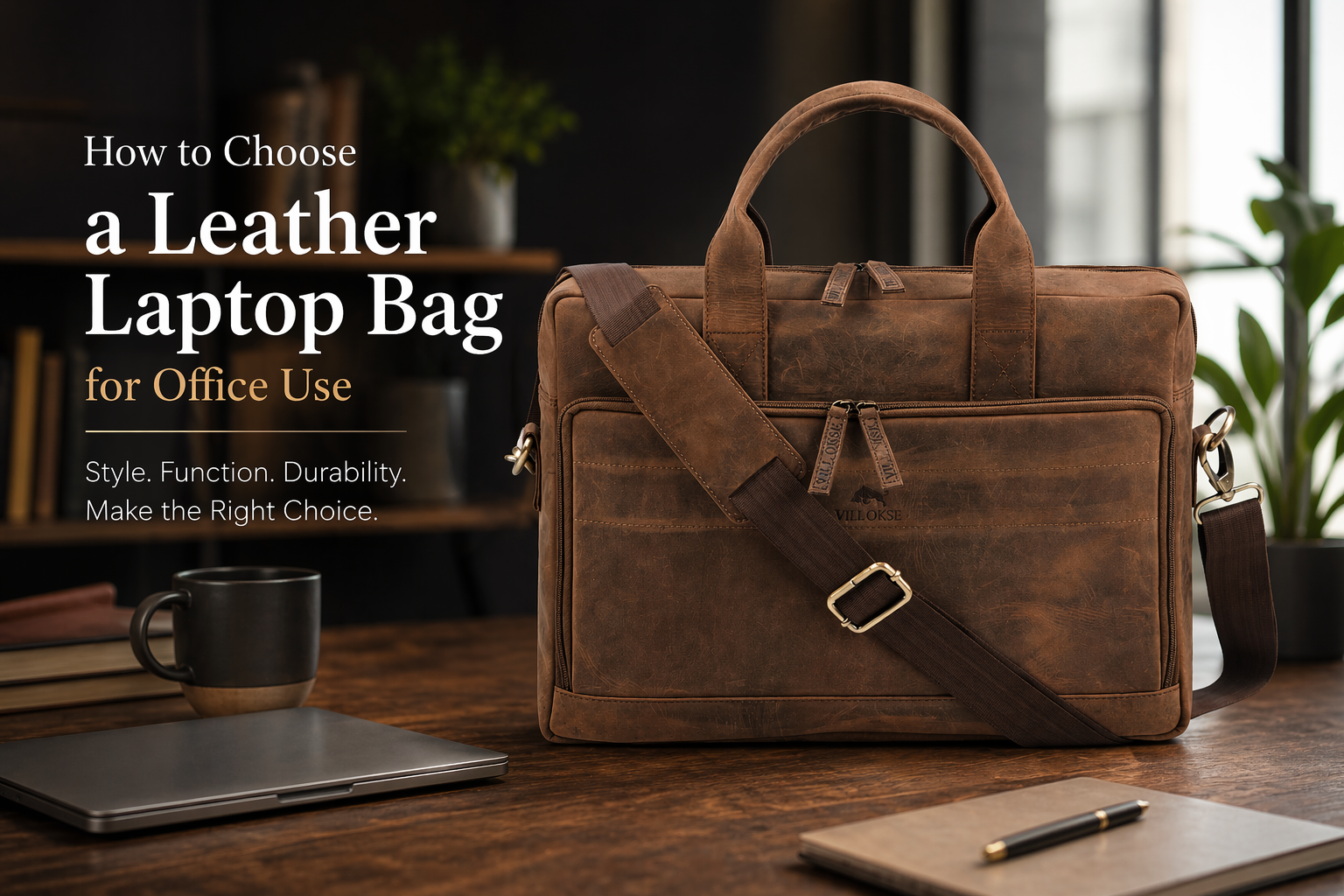 How to Choose a Leather Laptop Bag for Office Use