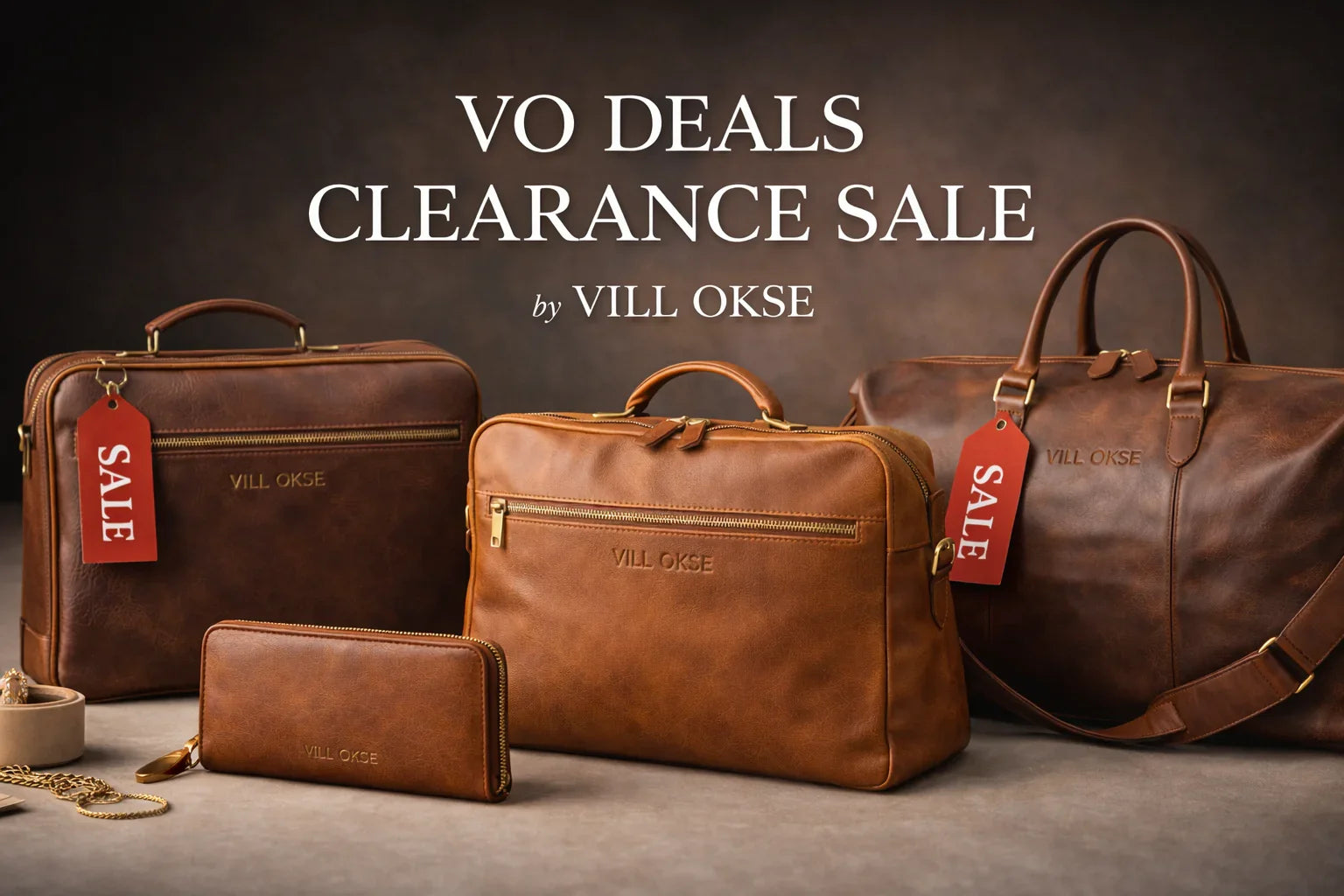 VO Deals – Limited Value on Select Leather Goods - VILL OKSE