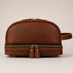 Atlas Leather Dopp Kit (Cognac VT Leather)