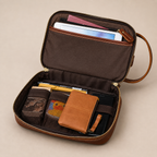 Atlas Leather Dopp Kit (Cognac VT Leather)