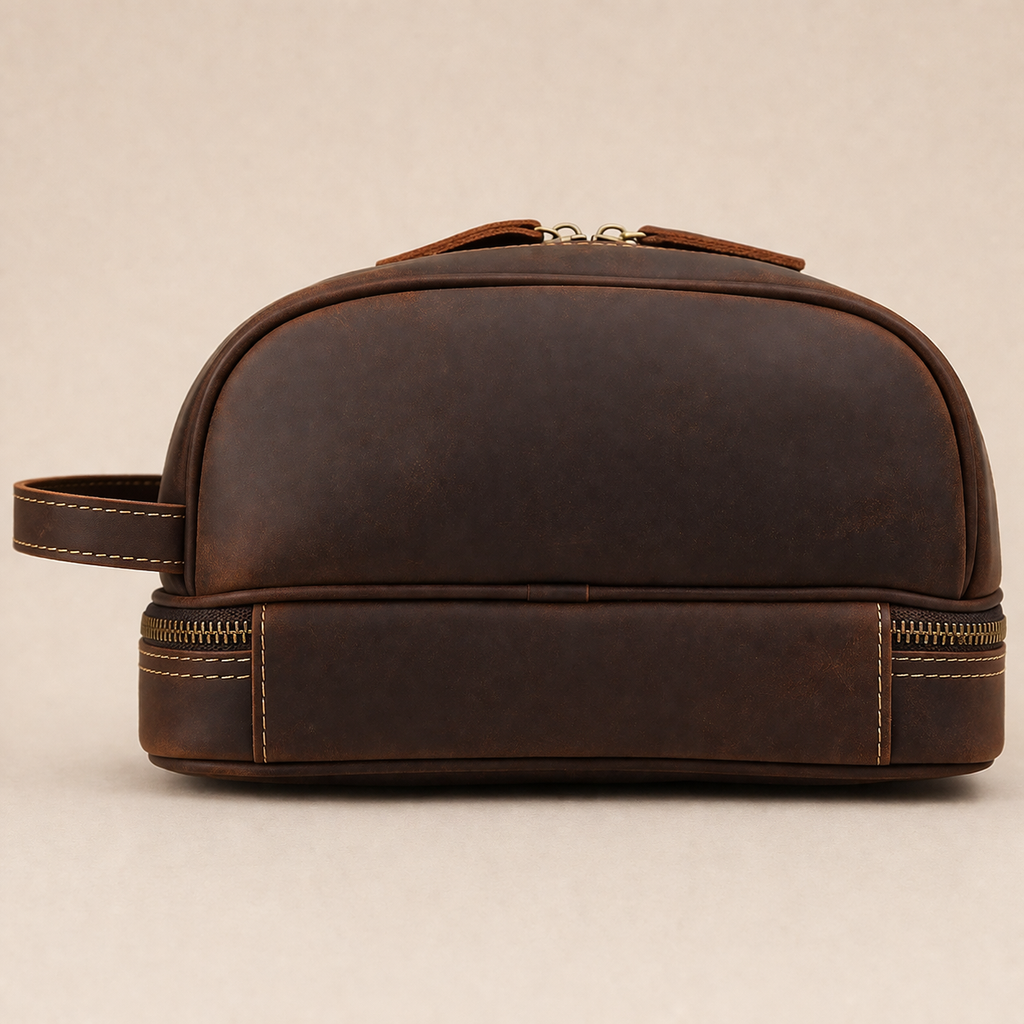 Atlas Leather Dopp Kit (Crazy Horse Leather)