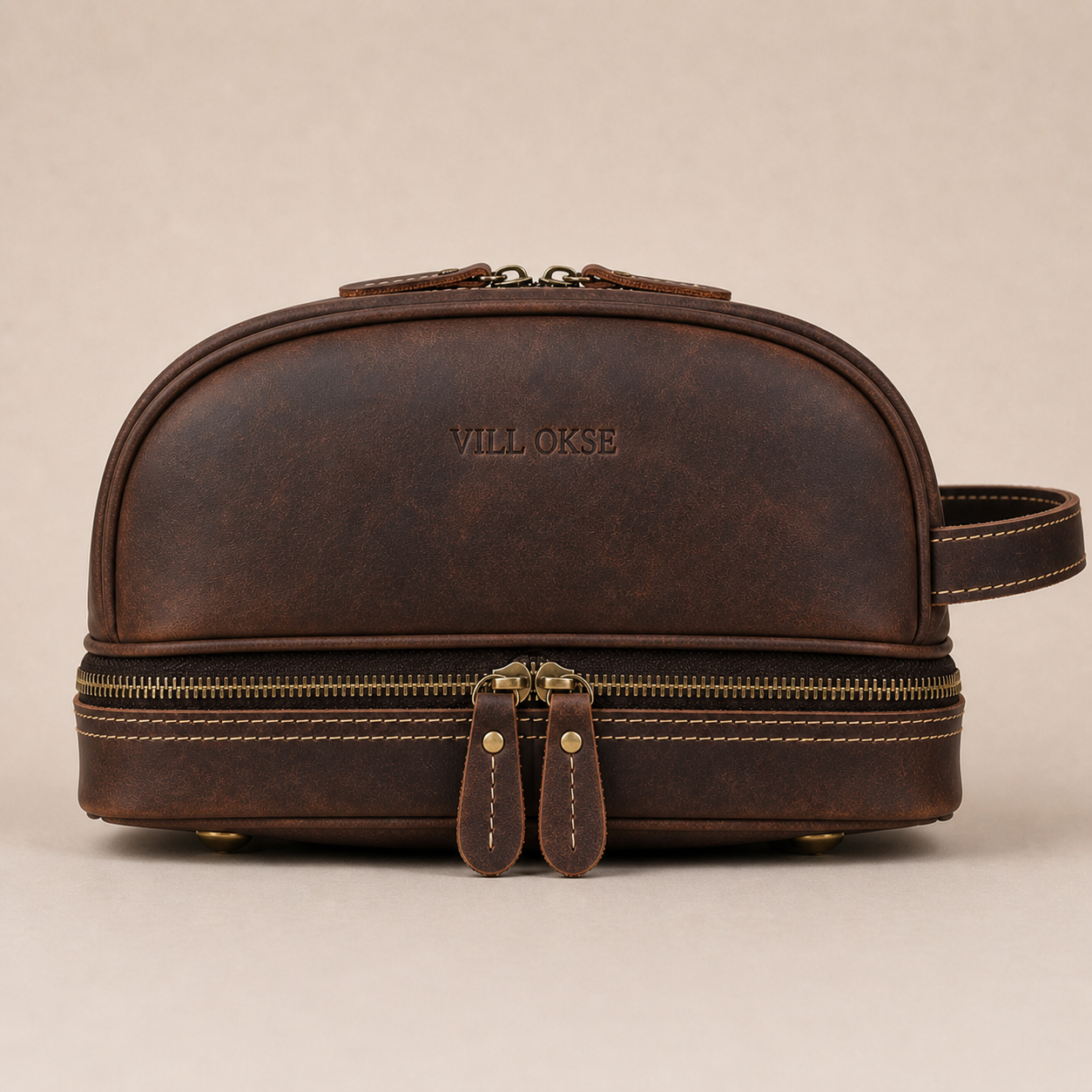 Atlas Leather Dopp Kit (Crazy Horse Leather)