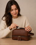 Atlas Leather Dopp Kit (Cognac VT Leather)
