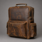 Barclay Leather Backpack (Oak Brown Hunter)