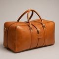 Bjorn Leather Weekender Bag (Cognac VT Leather)