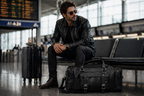 Knight Leather Weekender Bag (Black Nappa)