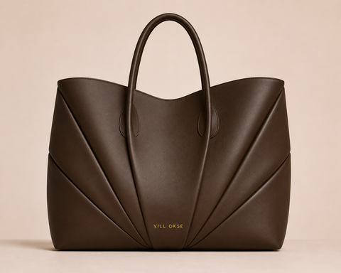 The Lunae Leather Handbag for Ladies ( Executive Coffee )