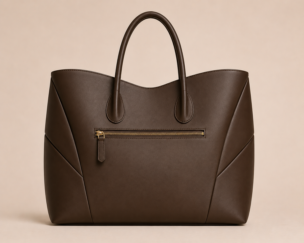 The Lunae Leather Handbag for Ladies ( Executive Coffee )