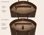 The Lunae Leather Handbag for Ladies ( Executive Coffee )