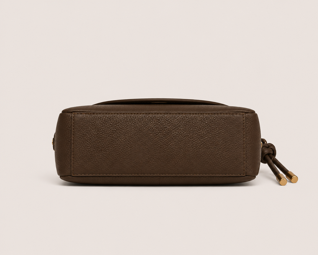 The Irha Leather Sling Bag for Women ( Coffee Brown )