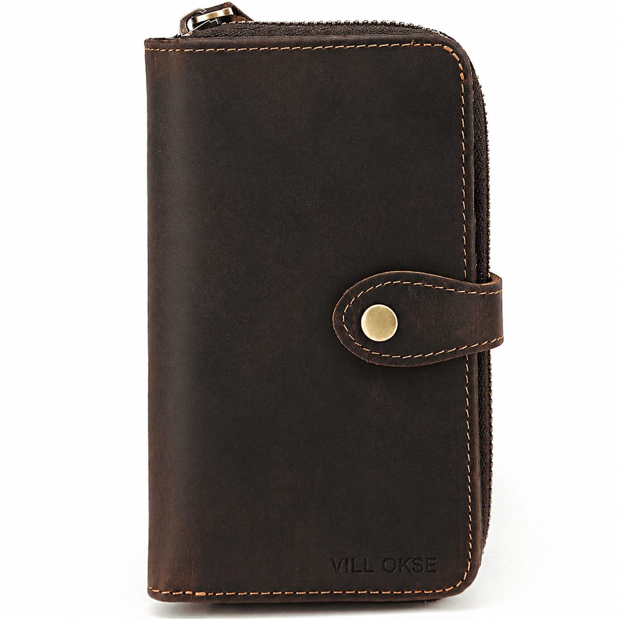 The Jill Leather ladies wallet ( Brown Waxy Hunter)