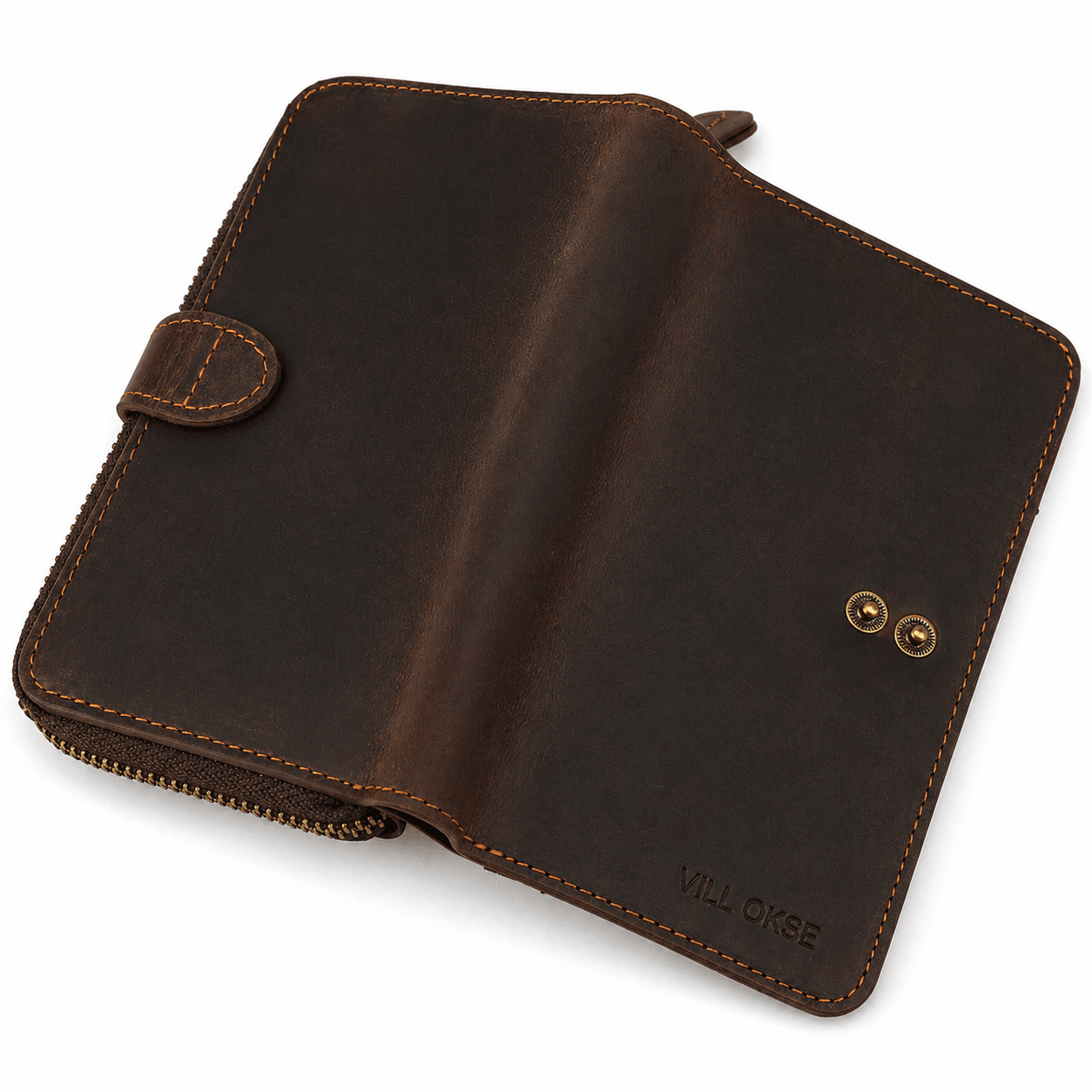 The Jill Leather ladies wallet ( Brown Waxy Hunter)