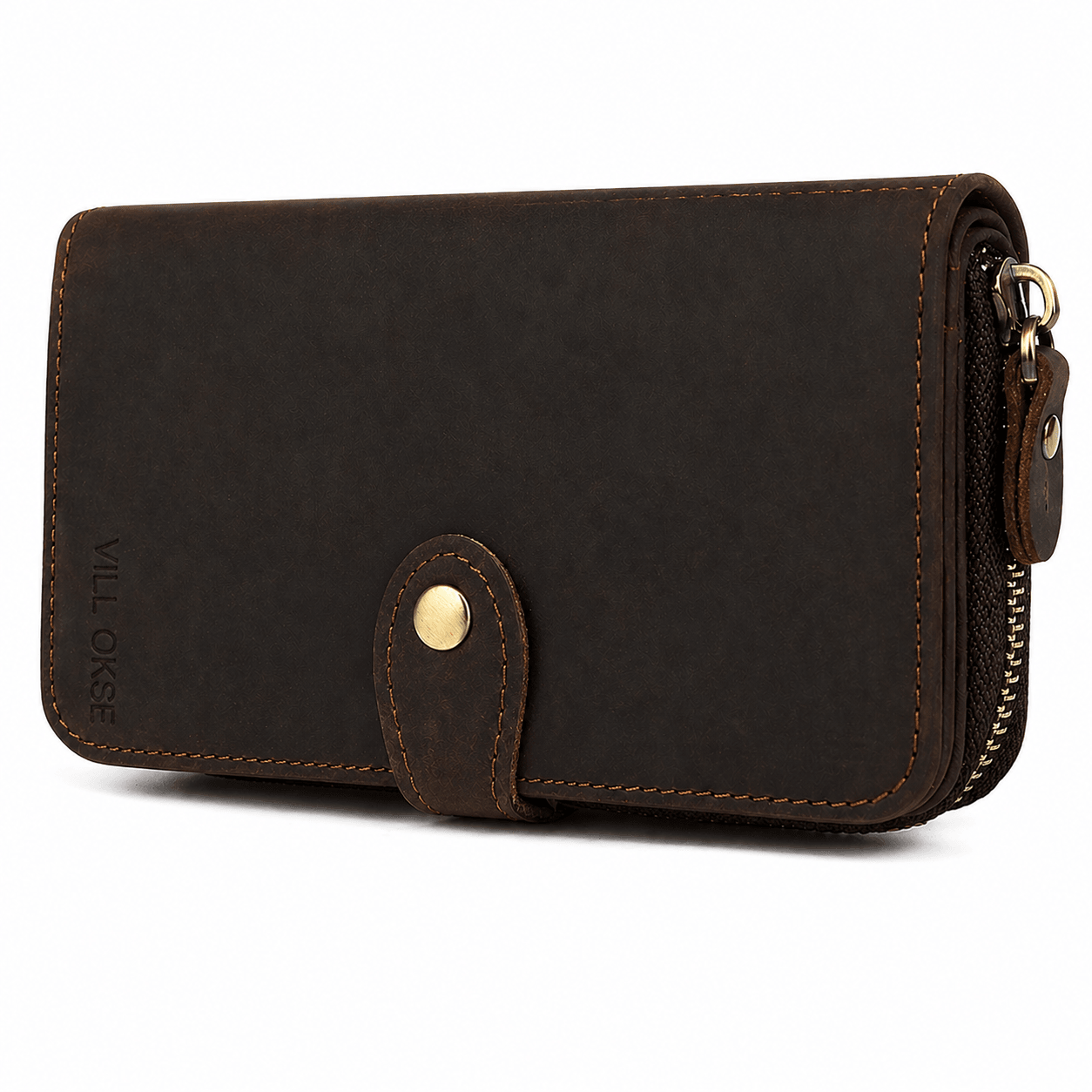 The Jill Leather ladies wallet ( Brown Waxy Hunter)