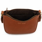The Jill Leather Shoulder Bag (Cognac Nappa)