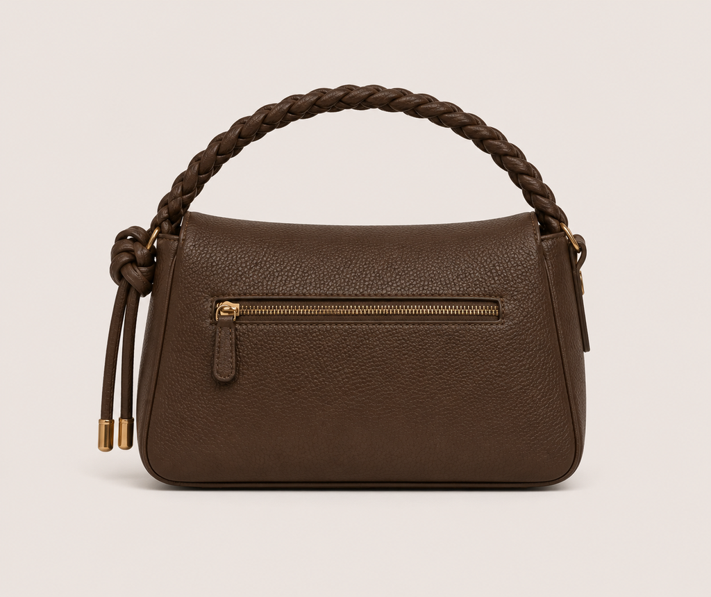 The Irha Leather Sling Bag for Women ( Coffee Brown )