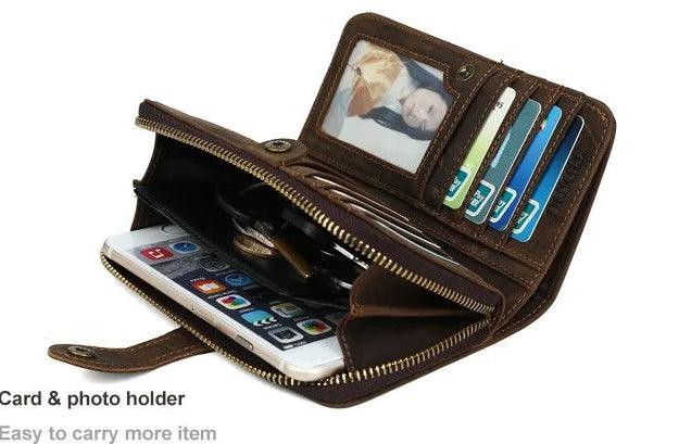 The Jill Leather ladies wallet ( Brown Waxy Hunter)