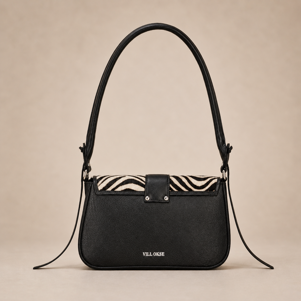 Jenny Leather Handbag (Zebra Hairon)