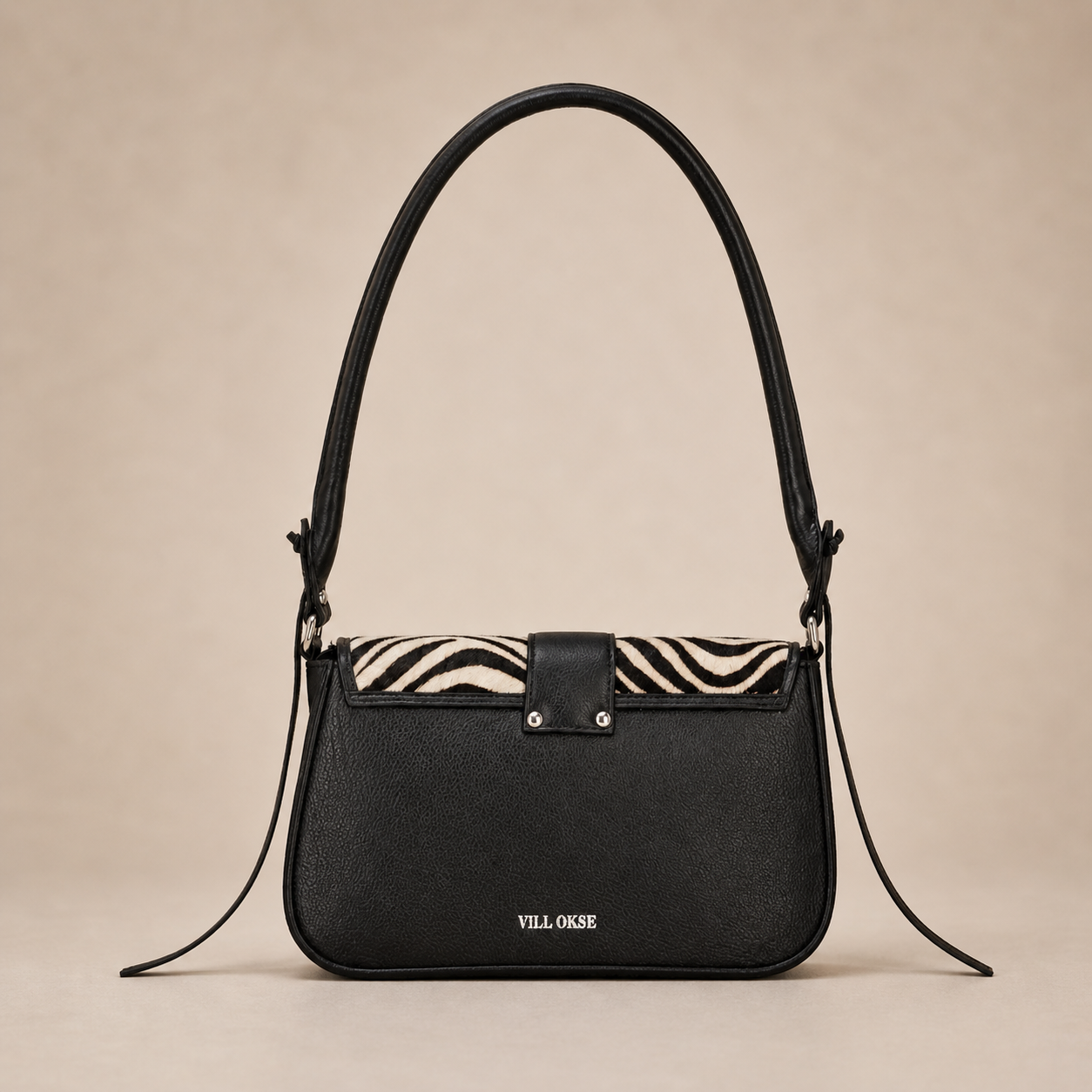 Jenny Leather Handbag (Zebra Hairon)