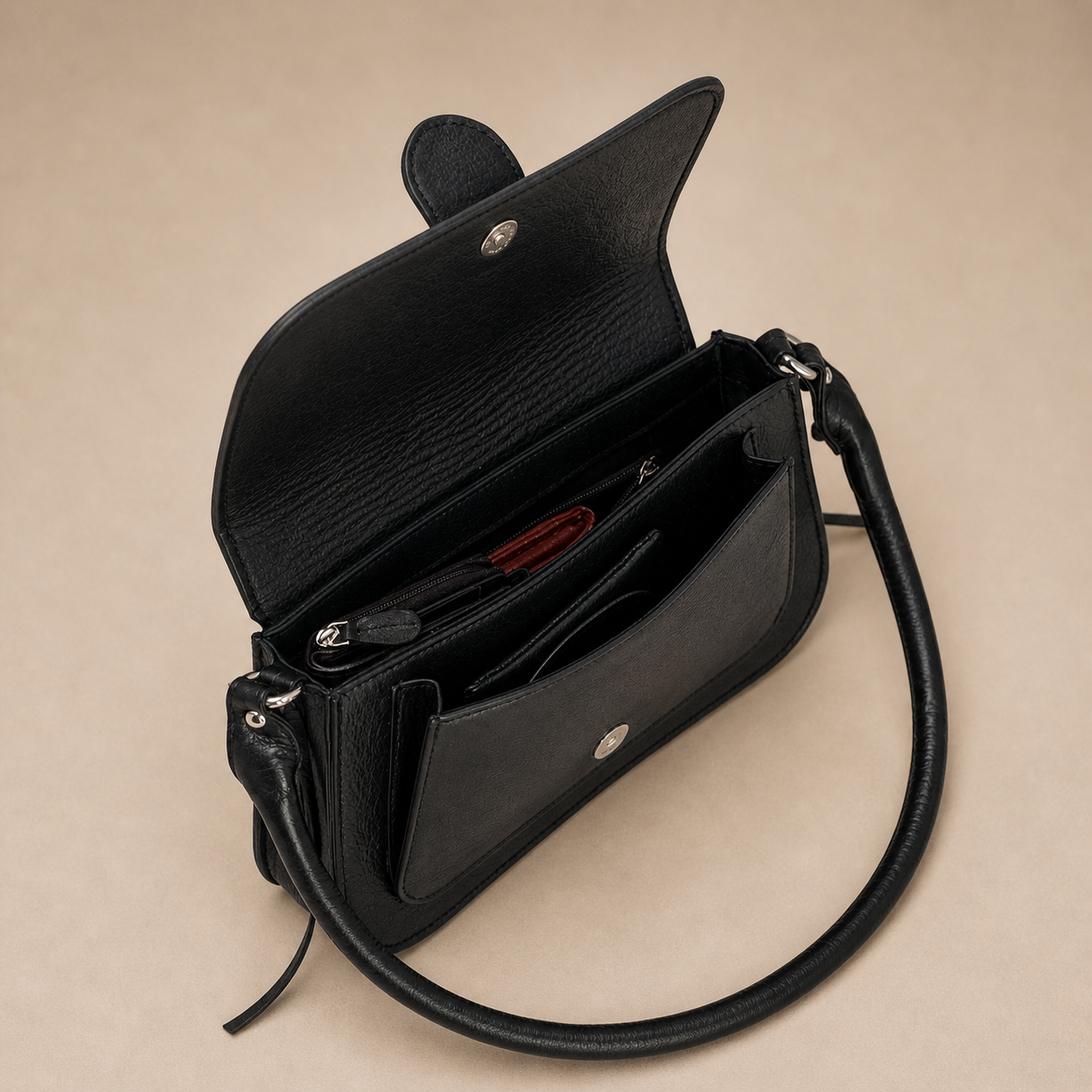 Jenny Leather Handbag (Zebra Hairon)