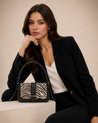 Jenny Leather Handbag (Zebra Hairon)