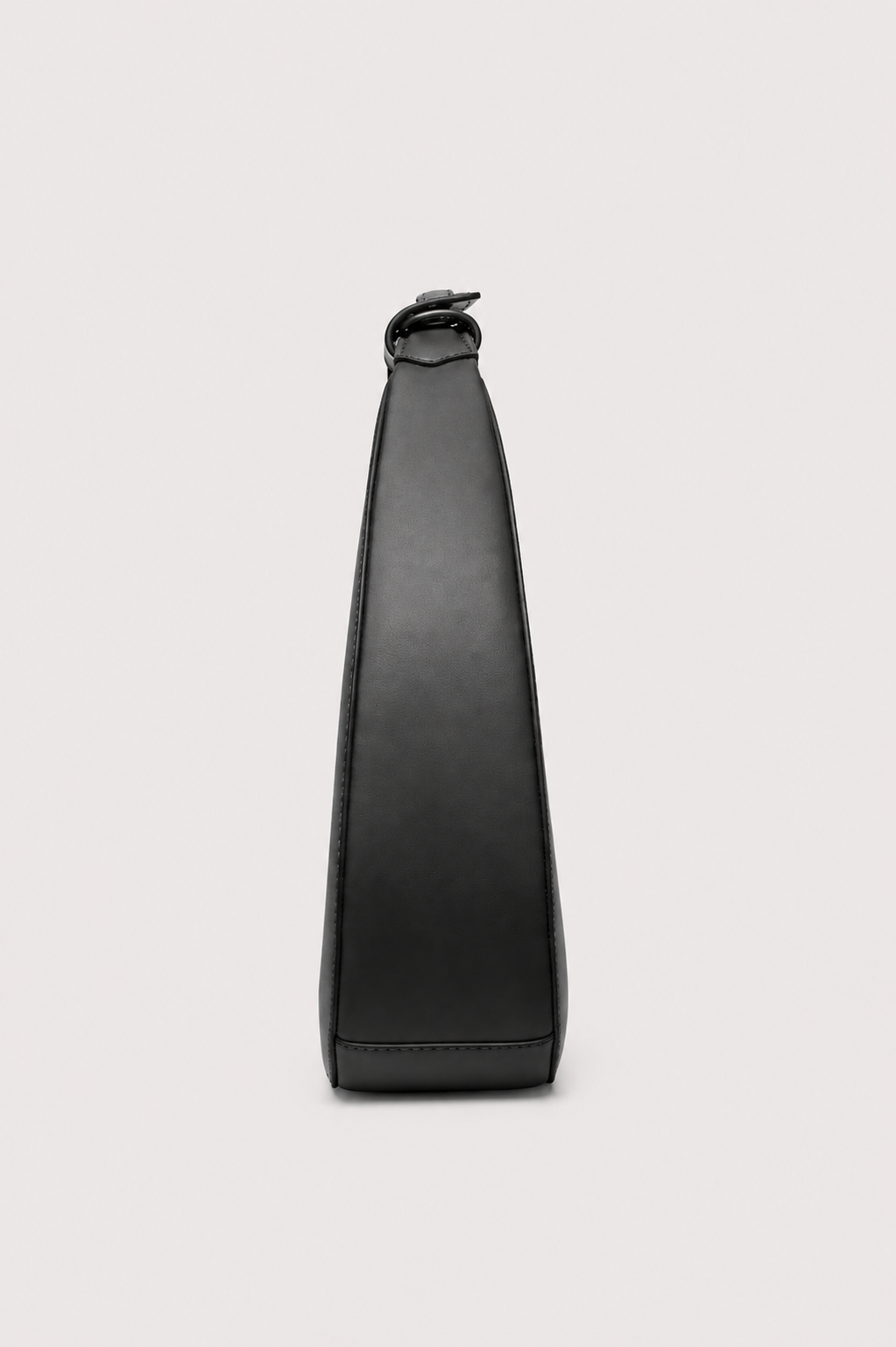 JUDY LEATHER MINI MOON BAG ( BLACK NAPPA )