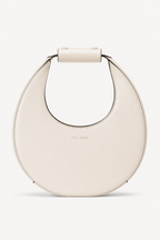 JUDY LEATHER MINI MOON BAG ( OFF CREAM WHITE PDM )