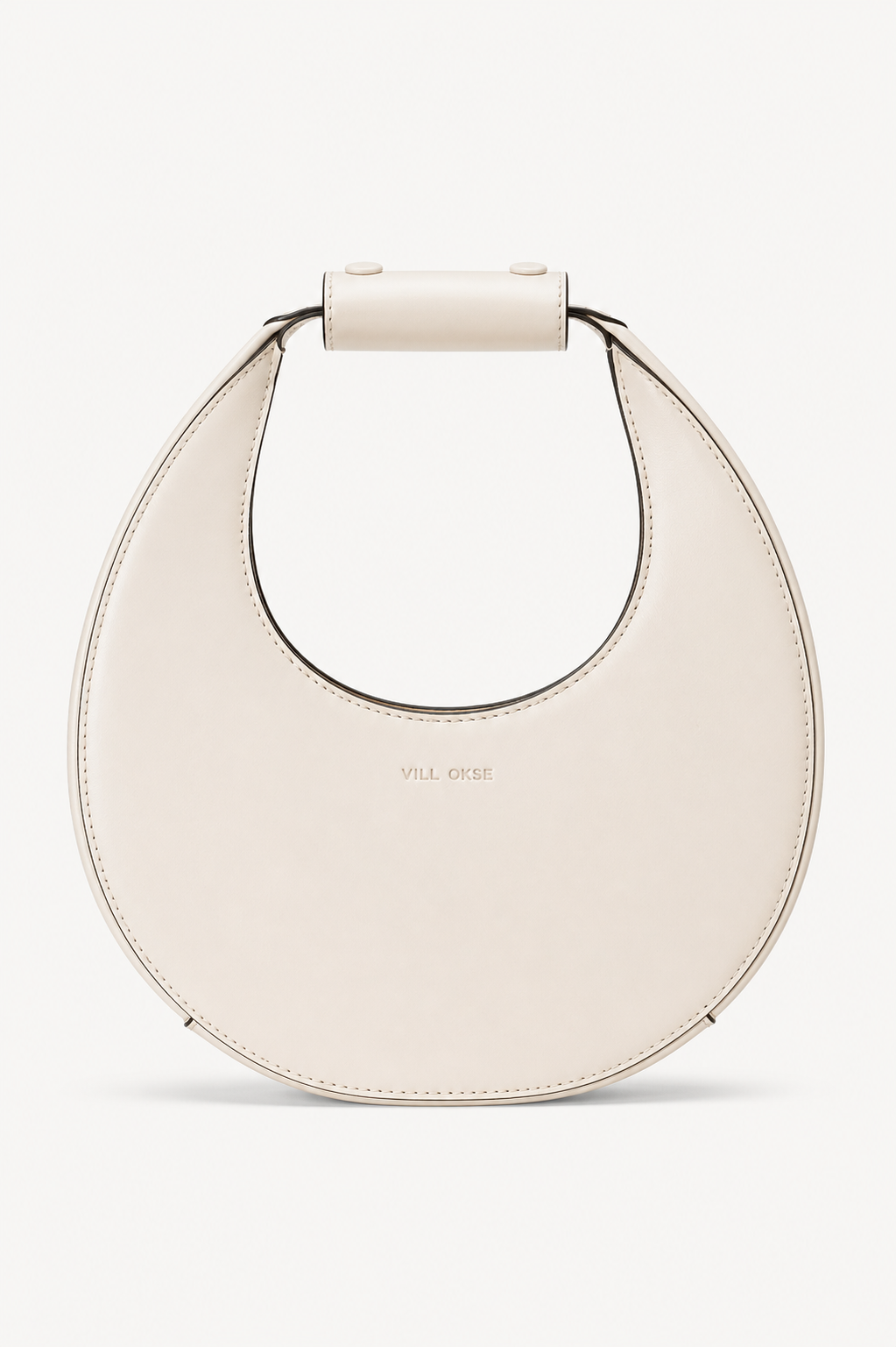 JUDY LEATHER MINI MOON BAG ( OFF CREAM WHITE PDM )
