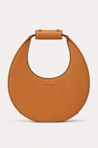 JUDY LEATHER MINI MOON BAG ( CURRY YELLOW PDM )
