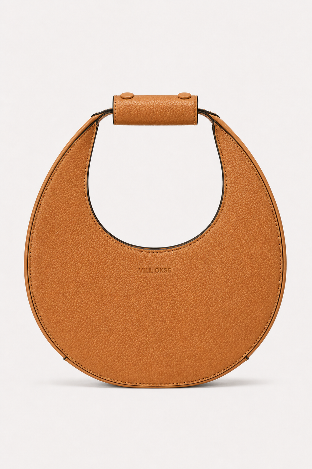 JUDY LEATHER MINI MOON BAG ( CURRY YELLOW PDM )