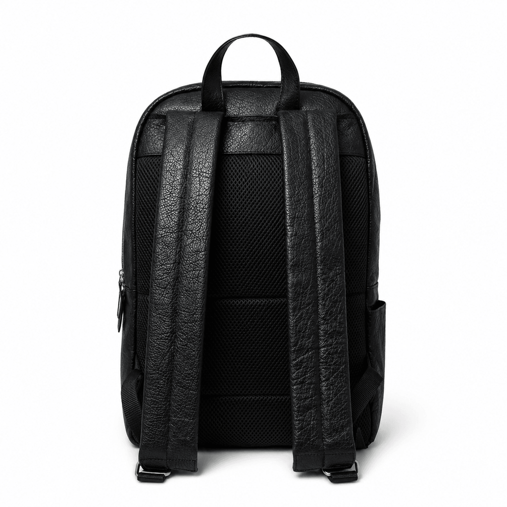 Noir Leather Backpack (Black Nappa)