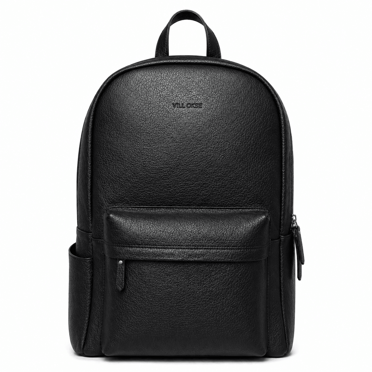 Noir Leather Backpack (Black Nappa)