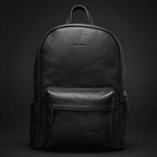 Noir Leather Backpack (Black Nappa)