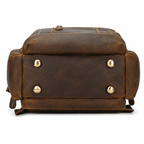 Nomad Leather Backpack (Dark Brown Oil Pull-Up)