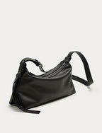 The Medusa Leather Sling Bag (Black Nappa)
