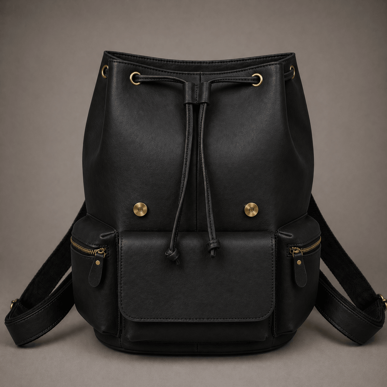 Neil Leather Backpack ( Black Nappa )