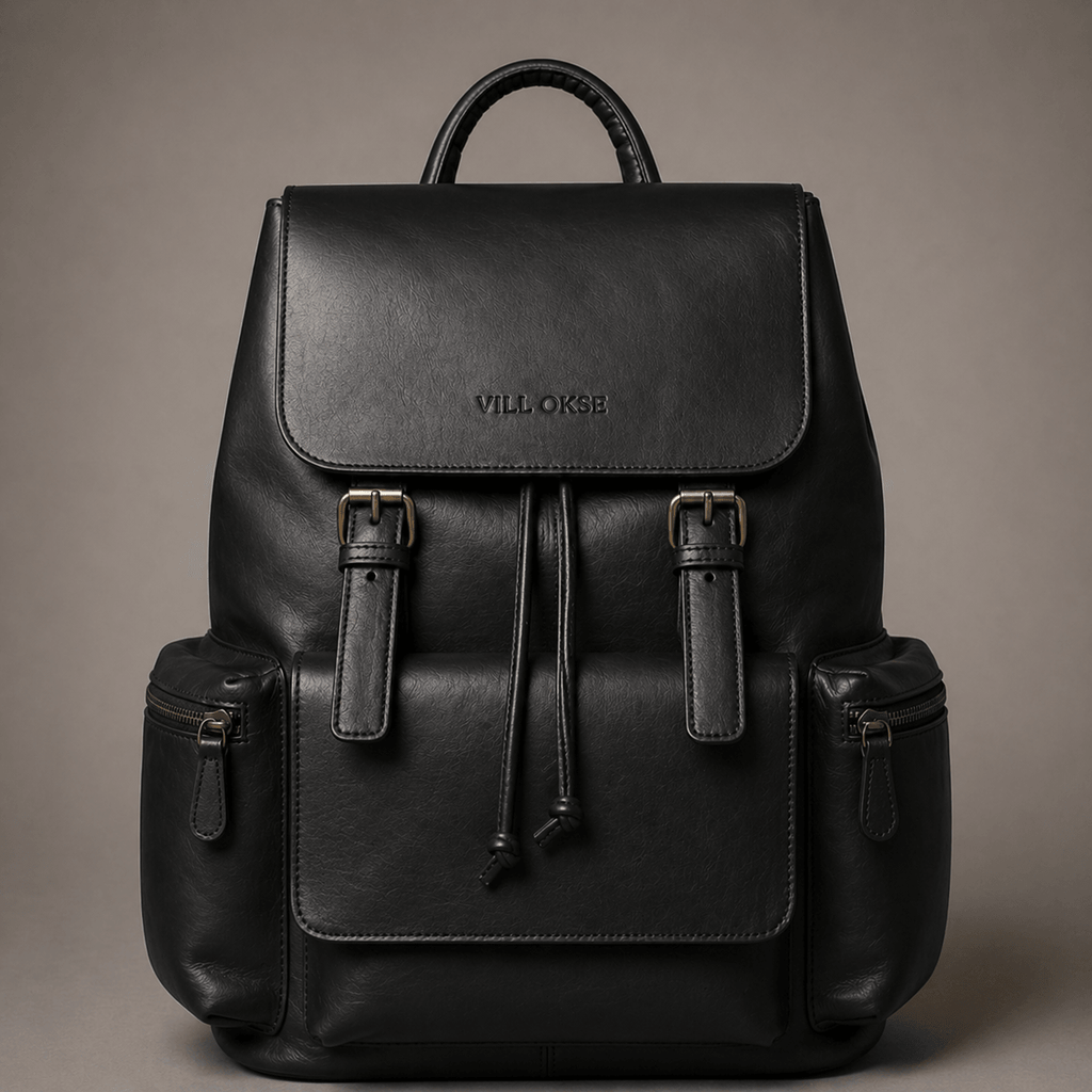 Neil Leather Backpack ( Black Nappa )
