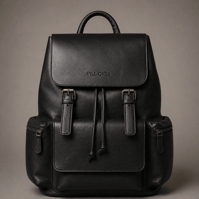 Neil Leather Backpack ( Black Nappa )