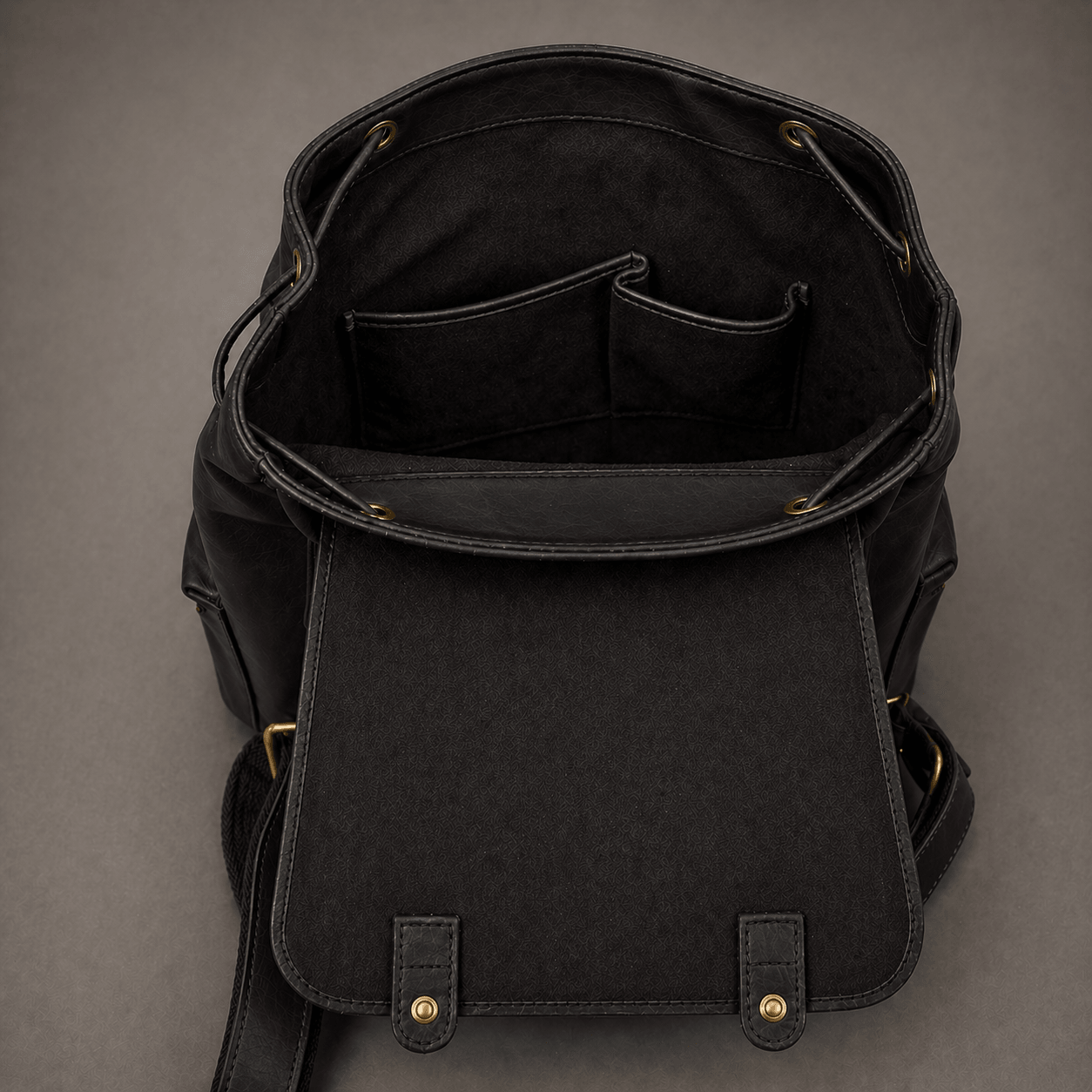 Neil Leather Backpack ( Black Nappa )