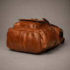 Neil Leather Backpack (Cognac Oil Pull-Up)