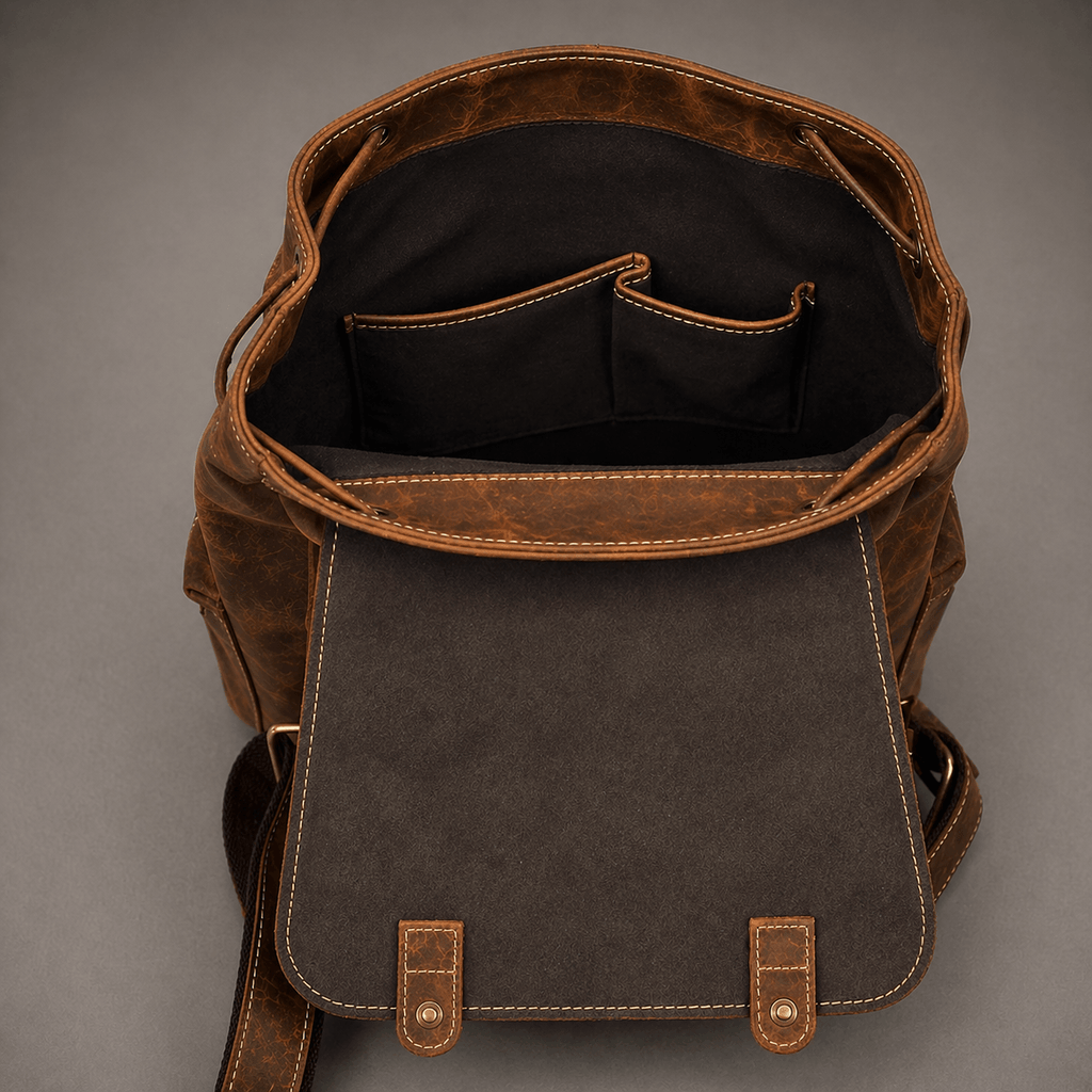 Neil Leather Backpack (Oak Brown Hunter)