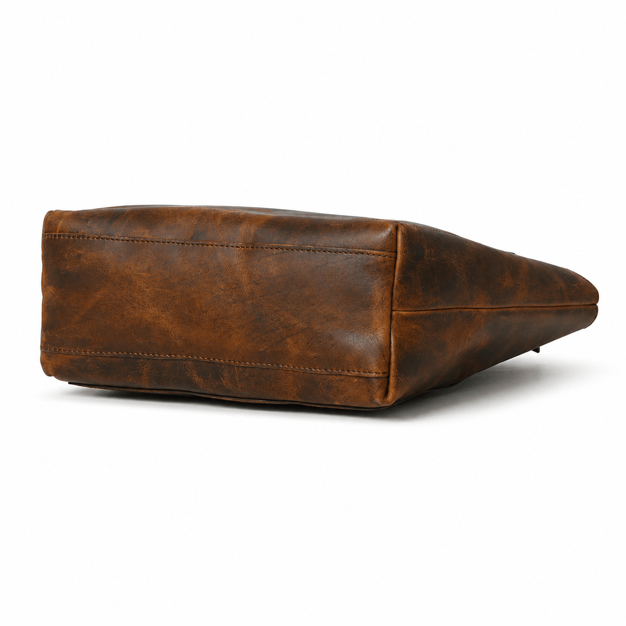 Work Leather Tote Bag (Oak Brown Hunter)