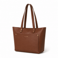 Work Leather Tote Bag (Cognac Nappa)