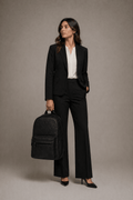 Noir Leather Backpack (Black Nappa)