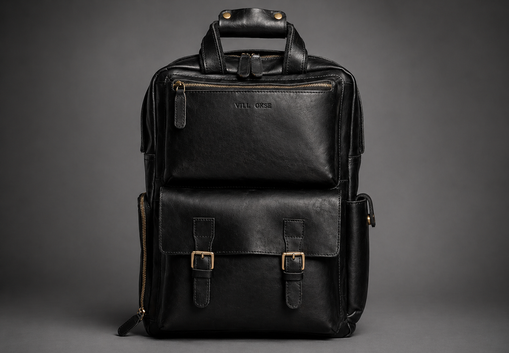 RUDY LEATHER BACKPACK ( BLACK NAPPA )