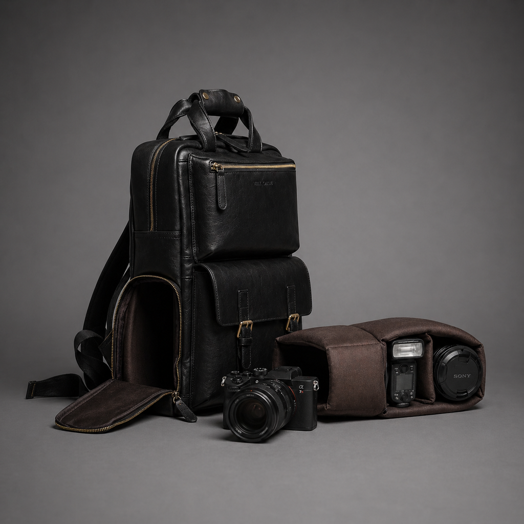 RUDY LEATHER BACKPACK ( BLACK NAPPA )