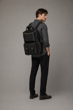 RUDY LEATHER BACKPACK ( BLACK NAPPA )