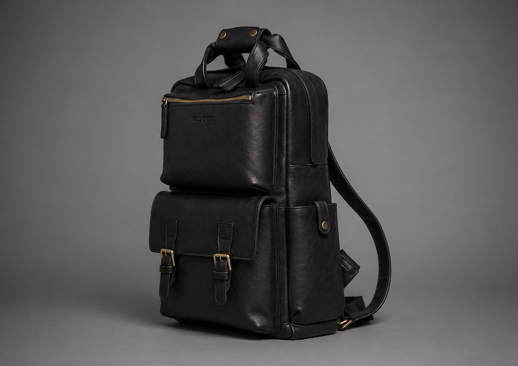 RUDY LEATHER BACKPACK ( BLACK NAPPA )