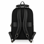 The Bavaria Leather Backpack in Black NDM by VILL OKSE