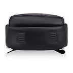 The Bavaria Leather Backpack in Black NDM by VILL OKSE lower view full